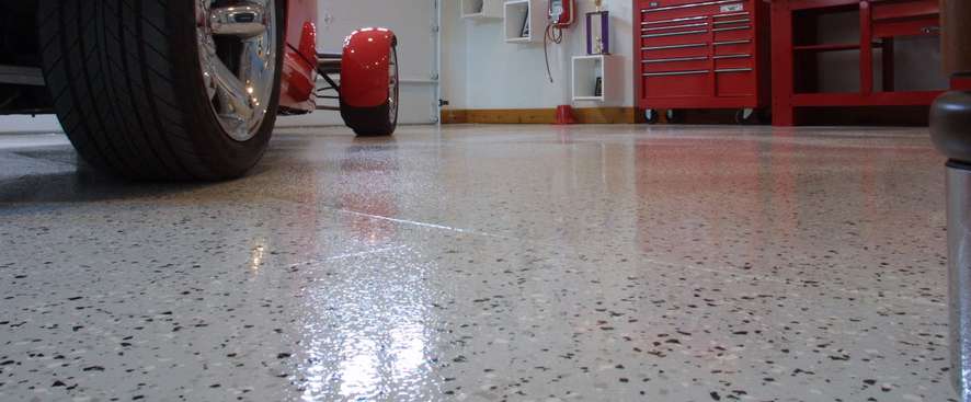 Decorative Garage Floor Flakes 1